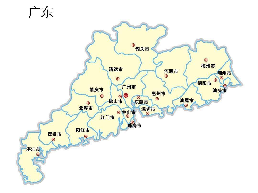 广东省的地图，揭示丰富多彩的地理面貌与文化底蕴